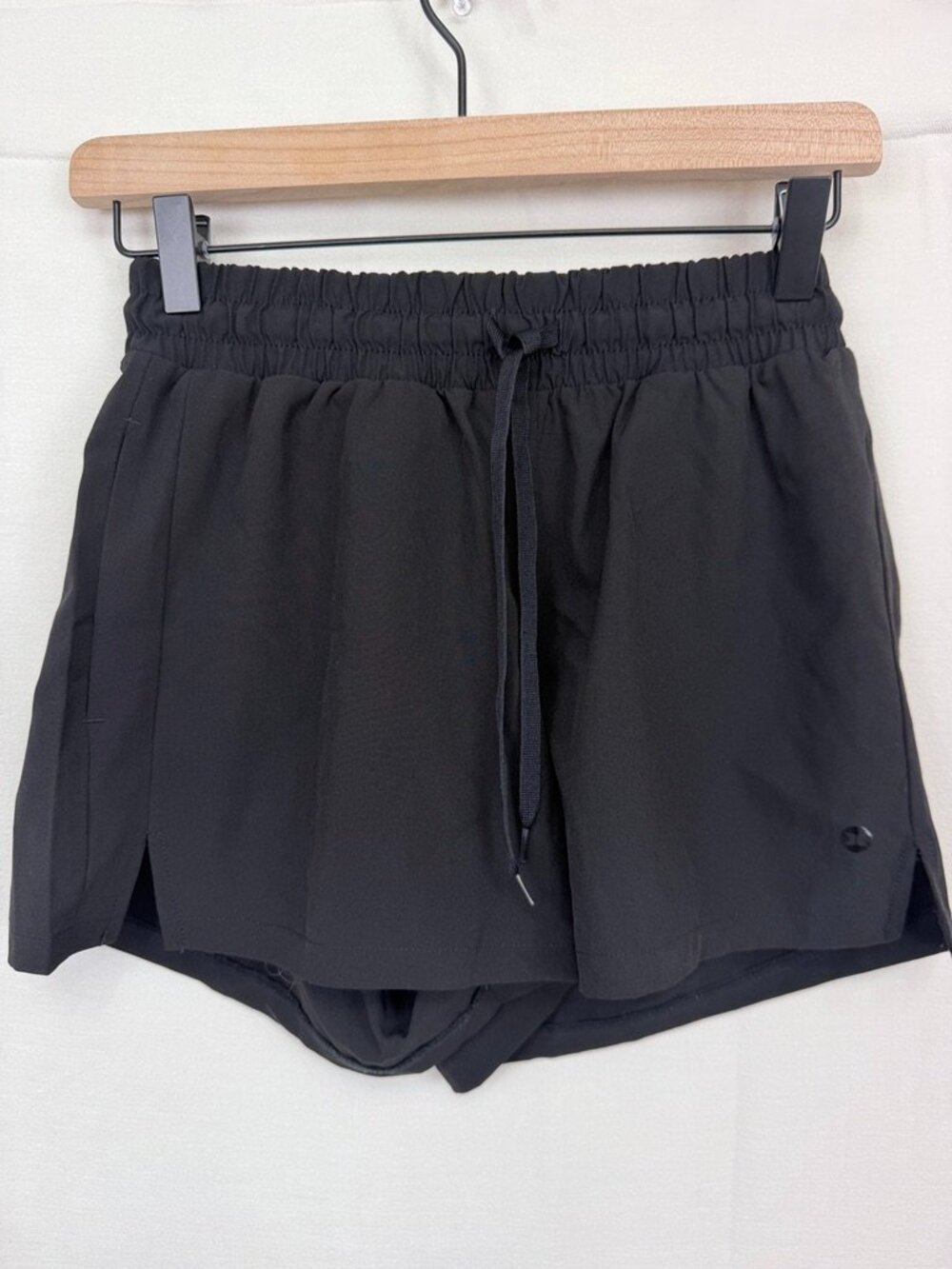 RBX‎ Live Life Active Black Drawstring Running Shorts Size Small